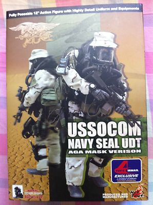 1/6 Hot Toys USSOCOM Navy Seal UDT AGA Mask Version NEW VERY RARE