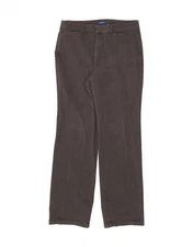 DOCKERS Womens High Waist Straight Casual Trousers US 14 XL W32 L31 Grey CS03