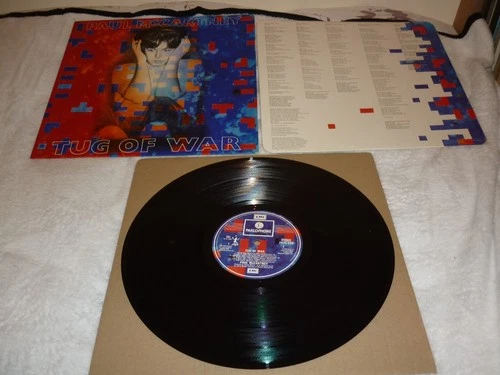 PAUL McCARTNEY BEATLES TUG OF WAR + INNER ORIGINAL UK LP COMBINE P&P T0 SAVE ££