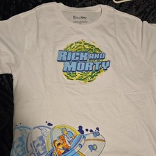 Rick and Morty White XXL T-Shirt Cartoon Network Original Television
