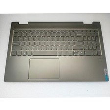 New 5CB1A22456 For Lenovo Yoga 7-15ITL5 82BJ Palmrest Backlit Keyboard Touchpad
