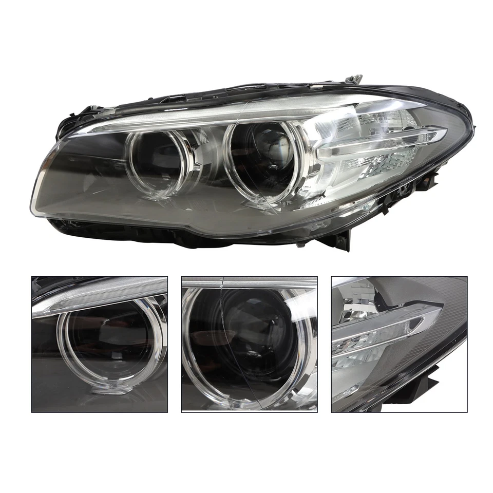Xenon/HID Headlights For 2014-2017 BMW 5 Series F10 528i 535i Headlamps Pair Set - Image 4 of 4