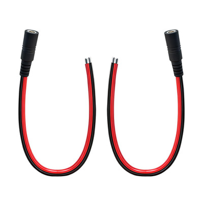 0.8FT 5.5Mmx2.5Mm Pigtail Cable Female 14AWG DC Maintenance Cable DC 5525 Connec