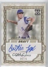 2020 Leaf Ultimate Draft Gold 29/75 Justin Lange #BA-JL1 Auto 3wu