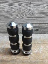 Avon Grips Black Chrome Air 93 Fly Harley-Davidson Handlebar Grips