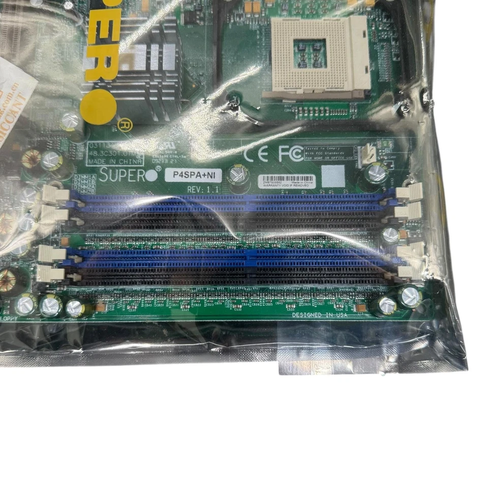 Carte mère Supermicro P4SPA+NI Pentium 4 & Celeron ATX (jamais utilisée | non... - Photo 2/3