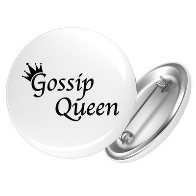 Button Gossip Queen Krone Geschenkidee Gossip Queen Geschenk Präsent Mitbringsel