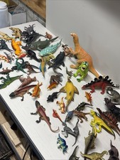 50 Dinosaur Toy Mixed Lot in Various Sizes