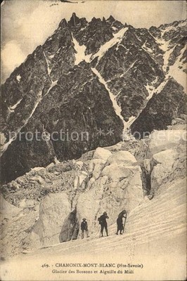 Chamonix Glacier des Bossons et Aiguille du Midi