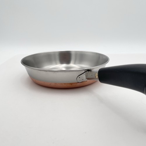 Revere Ware - Vintage 7 Zoll Bratpfanne Pfanne Kupferboden Clinton Ill OHNE DECKEL 82 - Bild 4 von 8
