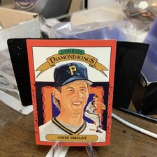 John Smiley - 1990 Donruss #17 - Pittsburgh Pirates Diamond Kings Baseball Card
