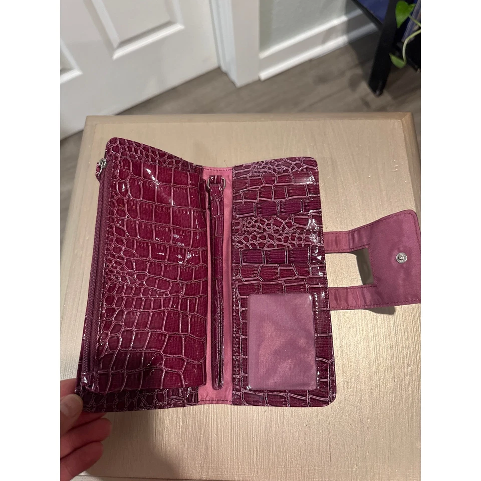 Kenneth Cole Reaction Фиолетовый Искусственный Животный Принт Текстура и Дизайн Браслет/Клатч - Изображение 4 из 4