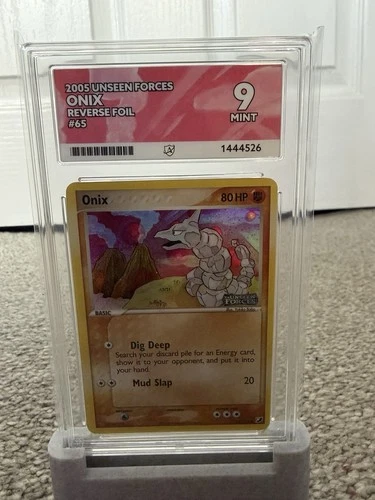 Pokémon TCG Onix Reverse 2005 Unseen Forces Ace 9