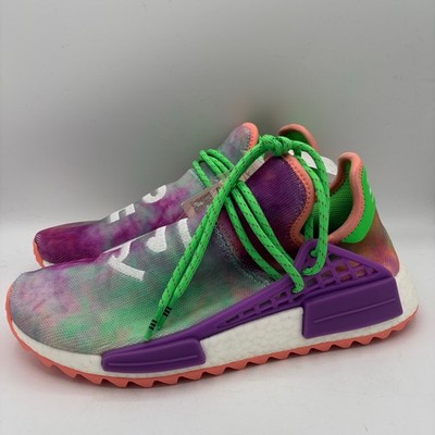Adidas x Pharrell NMD Human Race Trail Shoes Mens Size 8/Womens 9 Holi Festival