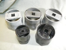 Lot of Five Axle Nut Sockets - OTC, KD, Napa