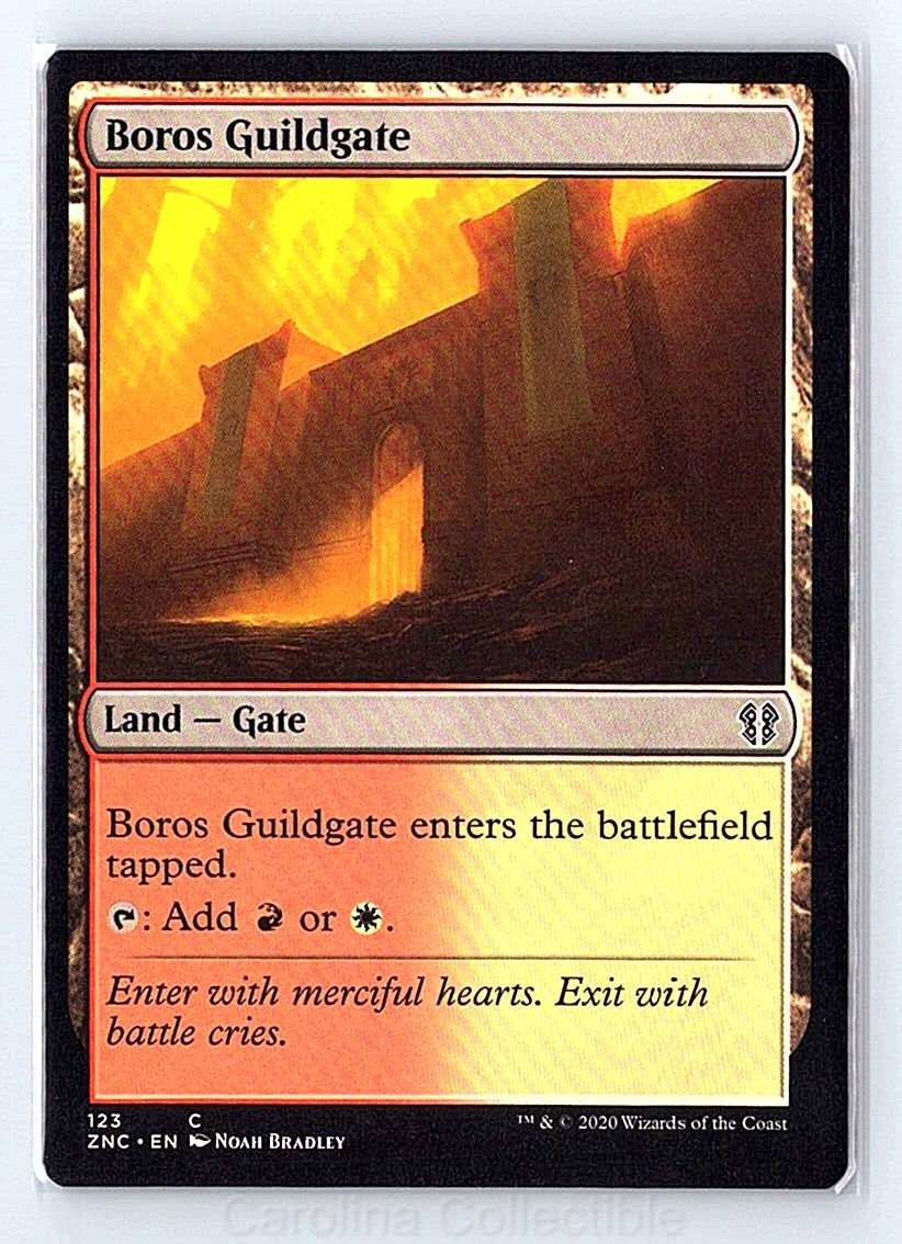 Boros Guildgate Near Mint - Commander: Zendikar Rising 123 Magic: The Gathering