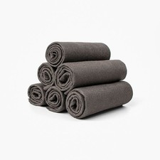 5x Glaspoliertuch Mikrofaser 50x50cm | streifenfrei & saugstark | Auto/Fenster