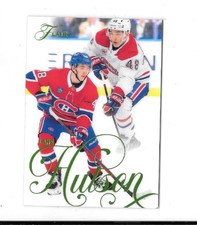 2025-26 Upper Deck Fleer Flair Lane Hutson GREEN #337/349