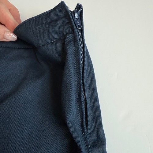 Lands End Girls Navy Chino Skort 7 - Picture 3 of 10