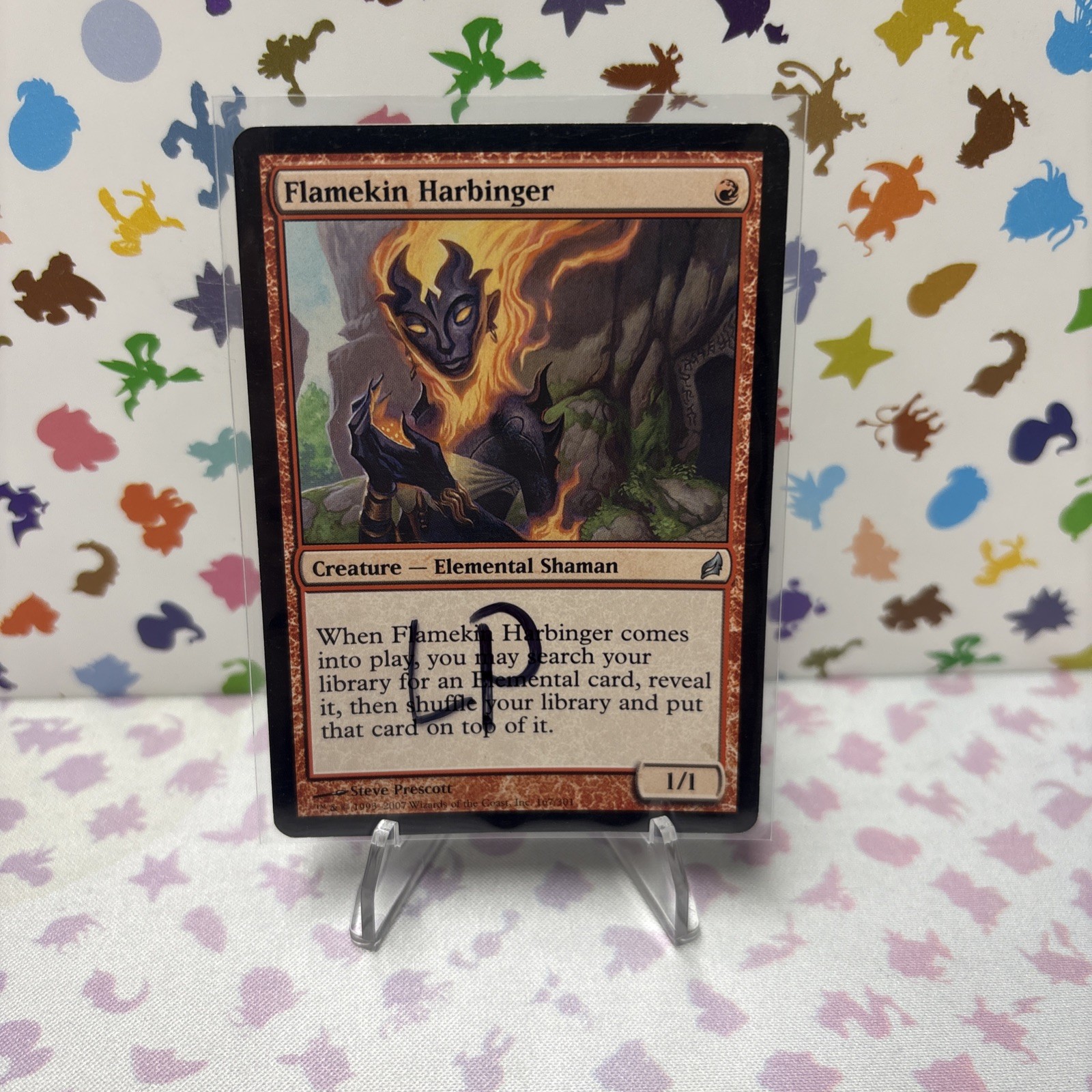 Flamekin Harbinger 167 Uncommon Lorwyn Magic: The Gathering Lightly Played
