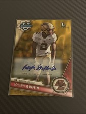 2023 Bowman Chrome U Gold Lava Refractor 1st Auto #87 Joseph Griffin 4/50