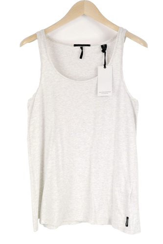 Mini abito bianco senza maniche con scollo a V in pizzo Mini abito bianco senza maniche con scollo a V in pizzo