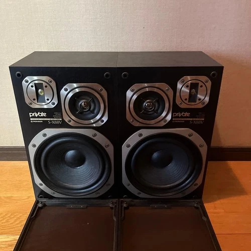 Pioneer private S-X88V 3-Way Speakers Pair Vintage 1980s Japan Audio - product listing photo