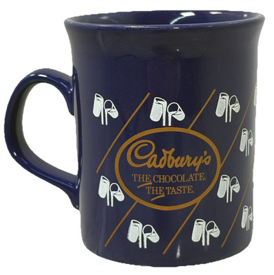 Vintage Cadburys Dairy Milk Mug Tasse ''The Chocolate. The Taste' von Kilncraft sehr guter Zustand
