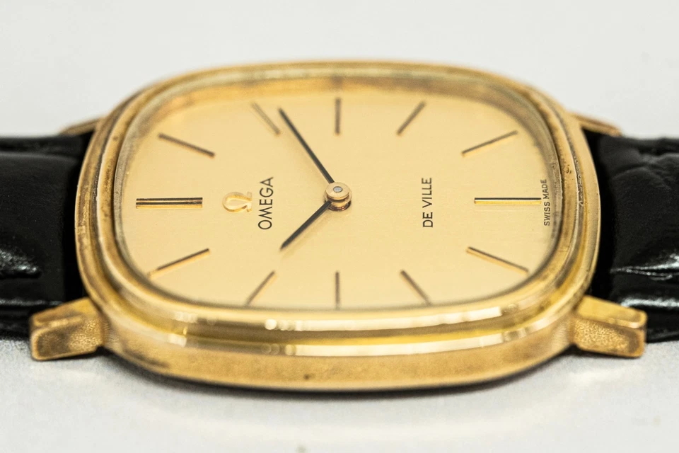 Винтажные мужские часы 1974 OMEGA De Ville Cal.625 MT золото 27 мм без тарифов *почти как новые* - Изображение 4 из 4