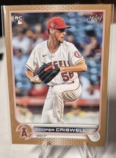 2022 Topps #521 Cooper Criswell ANGELS /2022