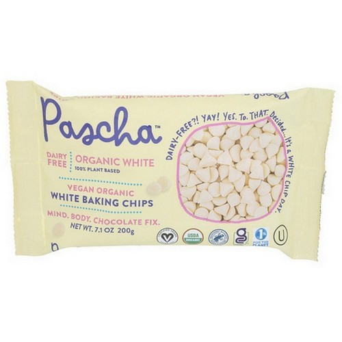 Organic White Baking Chips with Rice Powder 7 Oz(Case O - Picture 1 of 1