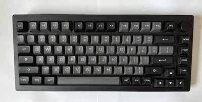 Akko 5075B Plus Wireless Mechanical Keyboard 75% - Dracula Switches Black/Silver
