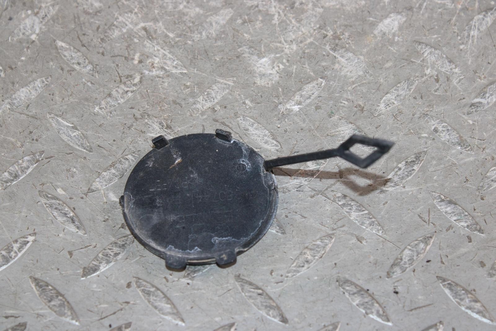 13-18 Flying Spur Black Front Bumper Tow Recovery Hook Cover Panel OEM Factory