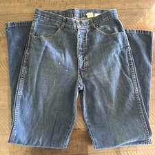 Brittania Vintage 70s Blue Jeans Men’s Large USA Made Rare Denim Pants