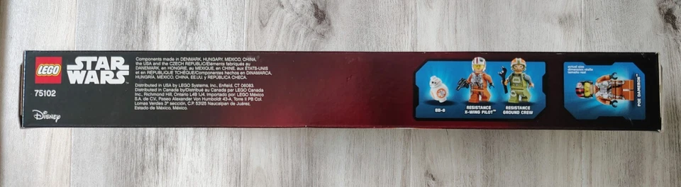 LEGO Star Wars: Poe's X-Wing Fighter 75102 новый в заводской упаковке СНЯТ С ПРОИЗВОДСТВА - Изображение 3 из 4