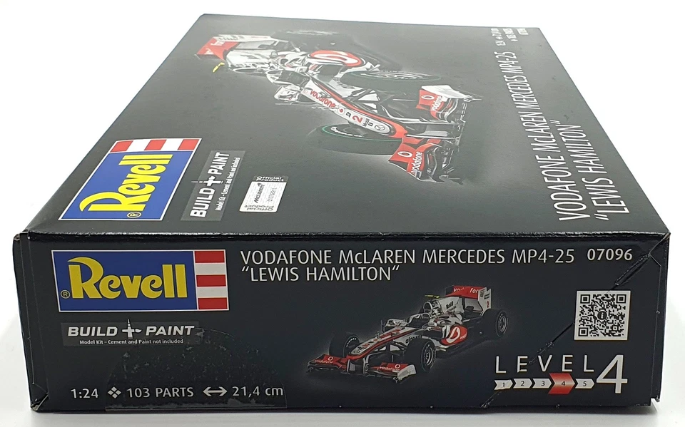 Revell 1/32 Scale Unbuilt Kit 07096 - Vodafone McLaren Mercedes MP4-25 Hamilton - Image 2 of 4