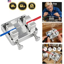 Heavy Duty Aluminum Soldering Clamp with Ceramic Jaw