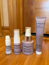 Spray perfeccionador Living Proof Restore, concentrado de reventón suave, máscara reparadora