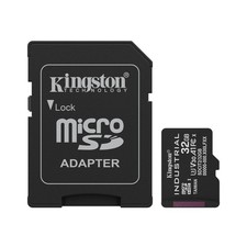 Kingston 32GB Industrial UHS-I microSDHC Memory Card with SD Adapter