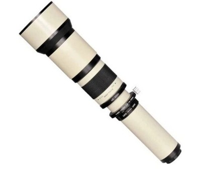 Bower MZ-5000 650-1300MM F/8-16 Manual Focus T-MOUNT Zoom Lens w Soft Case