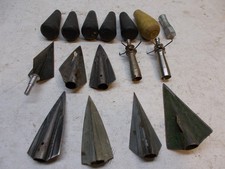 16 glue on arrow points 7 broadheads 9 small game tips