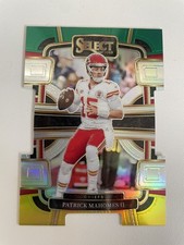 2023 Panini Select Concourse Patrick Mahomes #49 Green Yellow Die-Cut Chiefs SP
