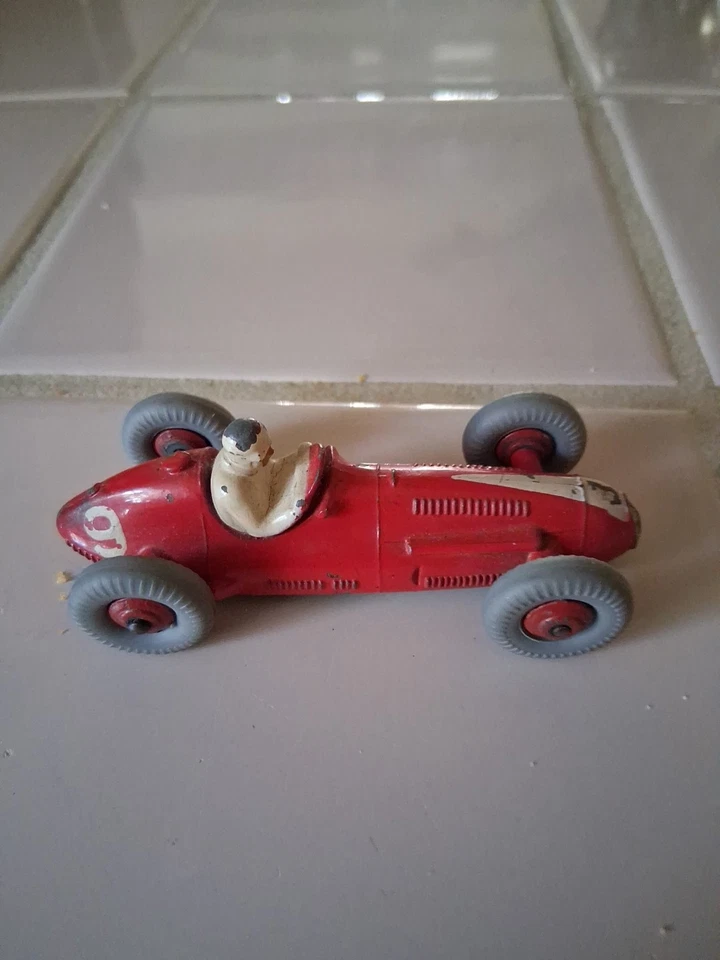 Coche de carreras Maserati 23H Dinky Toys vintage hecho en Inglaterra años 50 diecast Foto 3 de 4