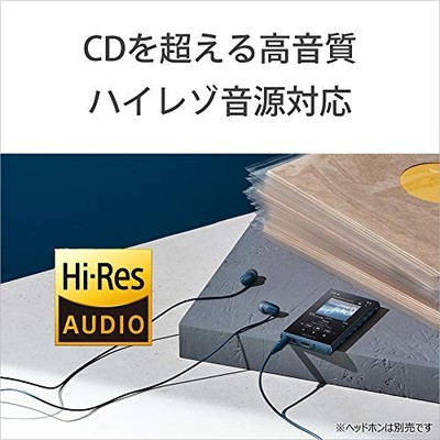 WALKMAN NW-A105 ブルー　16GB Sony NW-A105 Blue Walkman 16GB Portable Audio Player High