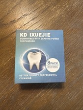 KD Ixuejie Compatible With Leading Power Toothbrush 8pc Replacement Brush Heads