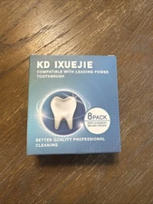 KD Ixuejie Compatible With Leading Power Toothbrush 8pc Replacement Brush Heads