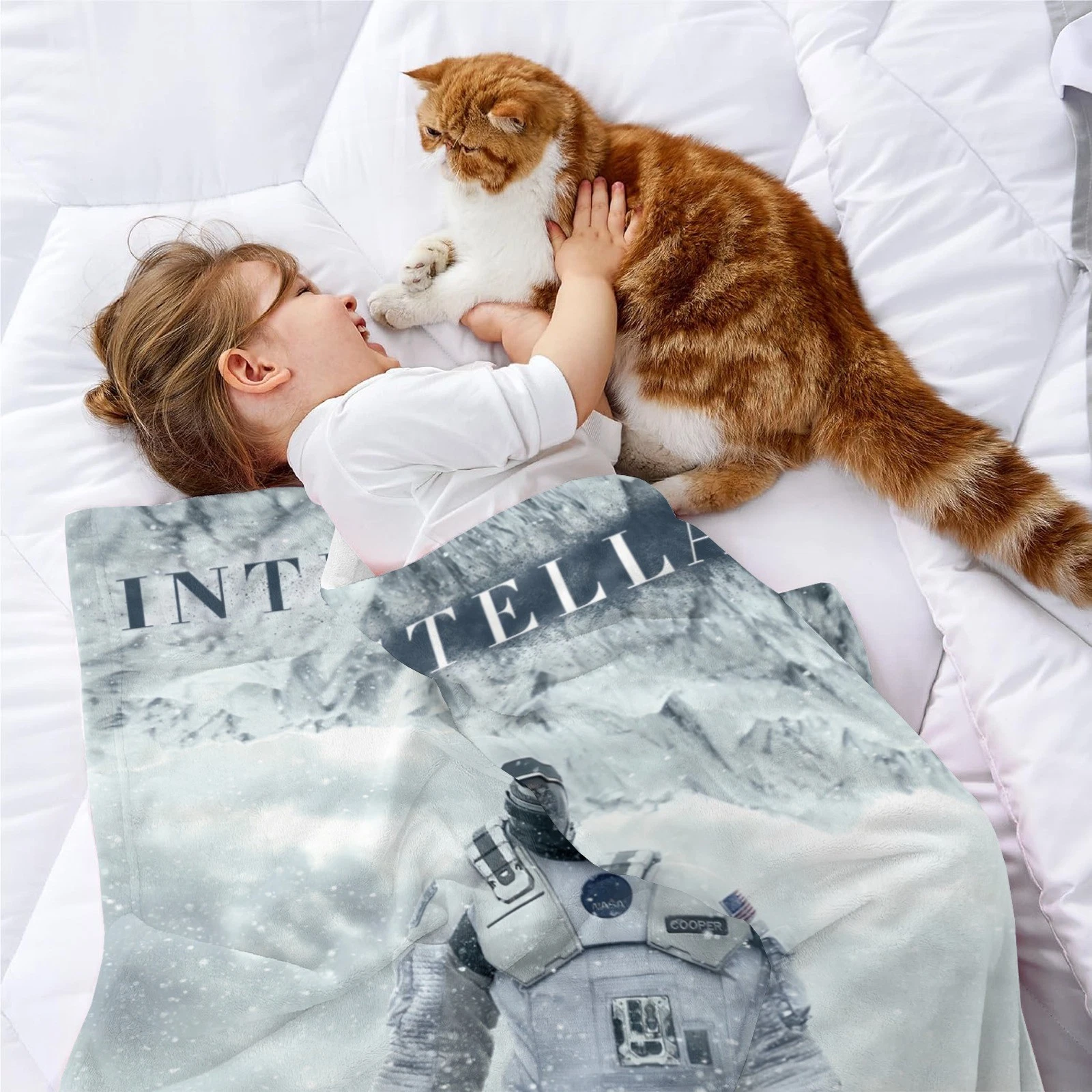 Interstellar Blanket Soft Flannel Bed Sofa Throw Birthday Gift
