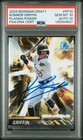 2024 Bowman Chrome Plasma Power Signed Konnor Griffin Auto Card RC PSA 10/10
