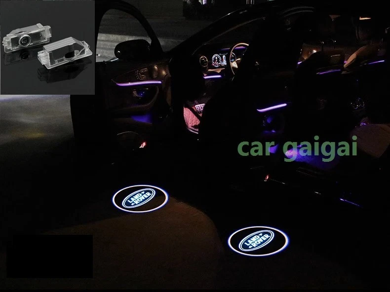 2 Pair Laser LED Door courtesy Welcome Shadow Lights For Land Rover Range Rover Foto 2 de 4