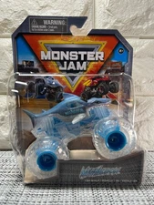 Spin Master Monster Jam CHASE Megalodon Series 38 Ghost Crew Blue